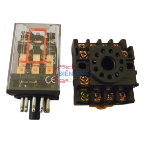 Role 11 chân tròn omron 220V