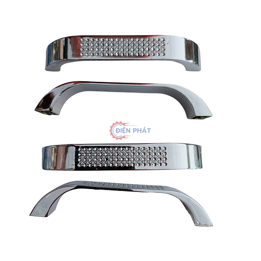 Tay nắm tủ niken sáng bóng hai đầu - M6037