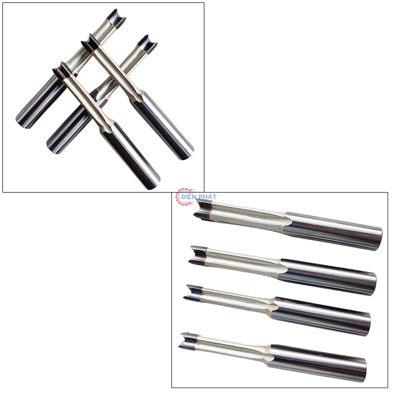 Mũi Mộng Âm 4 Cánh Cos13x10mm - Ảnh 5