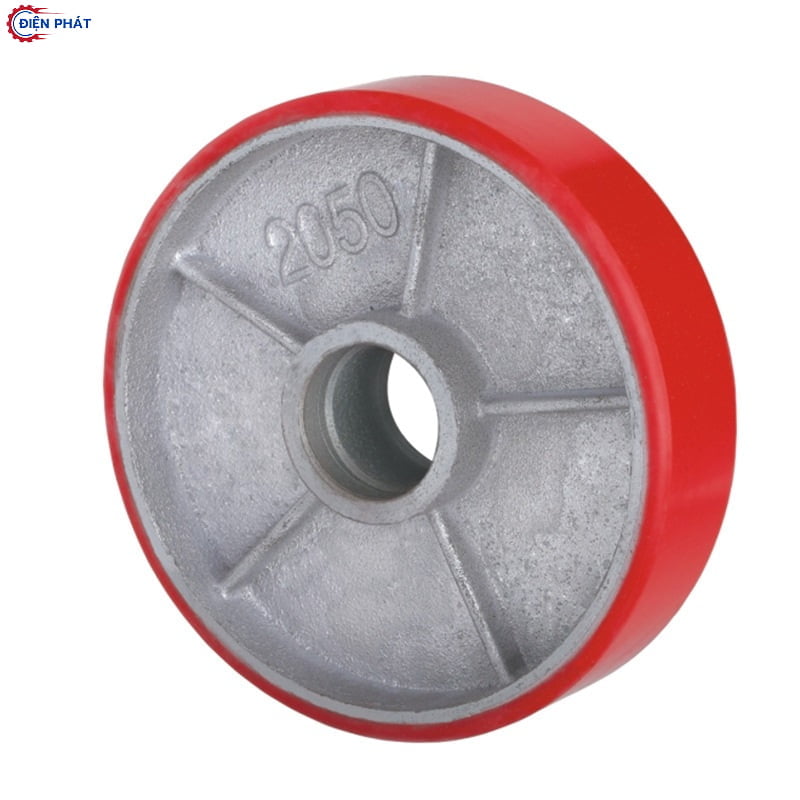 Bánh xe nâng tay PU sau