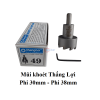 Mũi khoét thắng lợi phi 30mm - phi 38mm