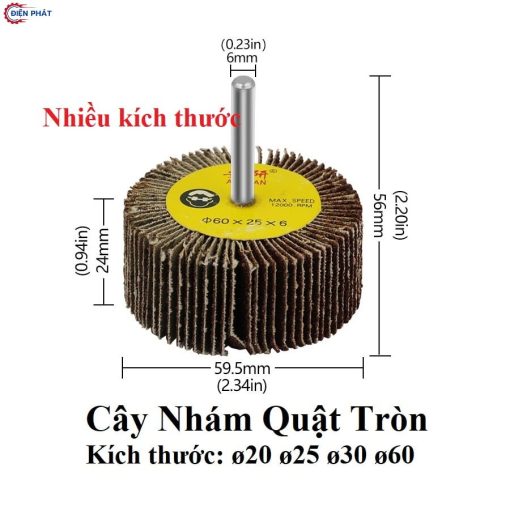 Nhám xếp trụ